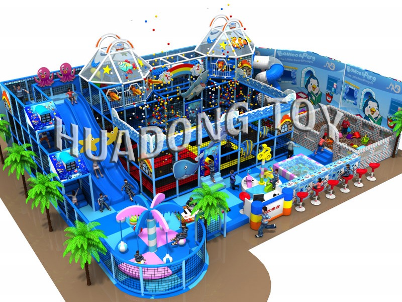 Крытая игровая площадка Детская площадка Ocean Adventure HD15B-024A