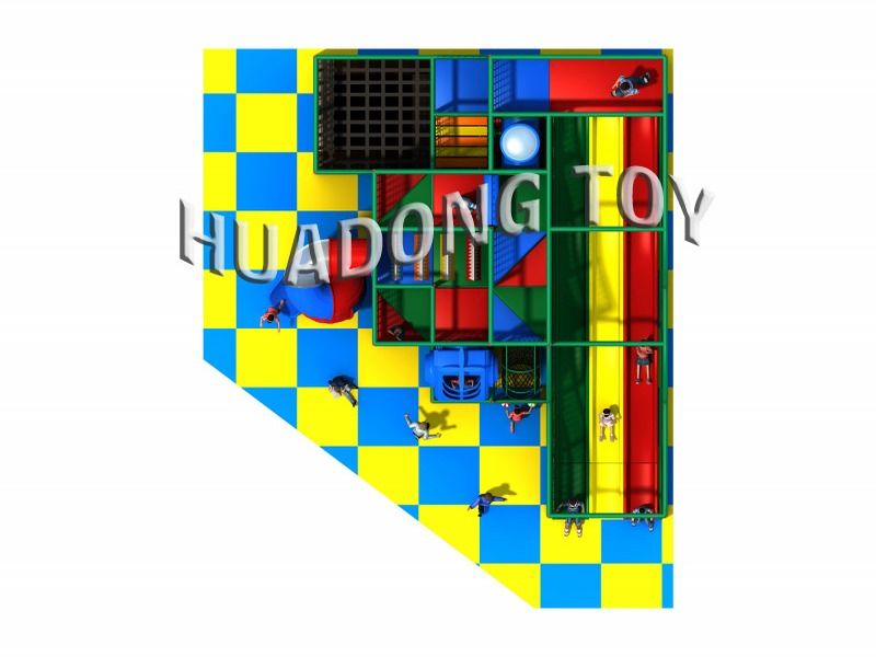 Крытая игровая площадка Classic Naughty Fort HD15B-042A