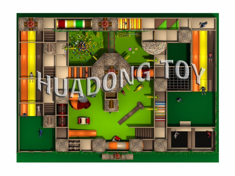 Крытая игровая площадка Ancient Tribe HD15B-011A