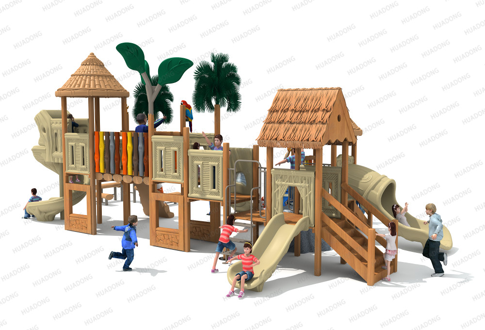 Оборудование для горок для открытых игровых площадок серии Wooden HD-MZY002-19357