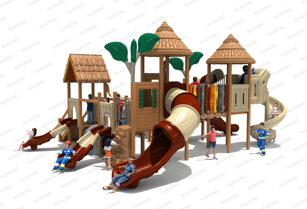 Оборудование для горок для открытых игровых площадок серии Wooden HD-MZY003-19358