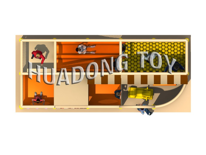 Крытая игровая площадка Classic Naughty Fort HD15B-049B