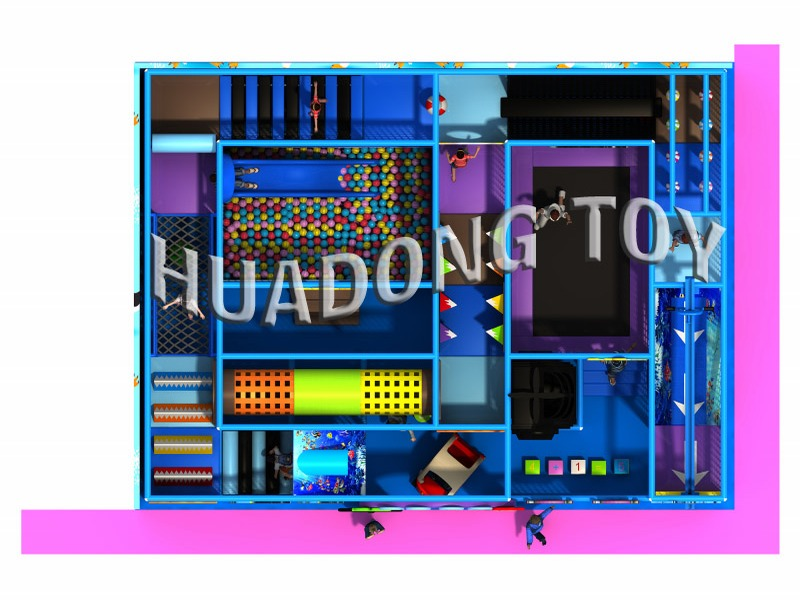 Крытая игровая площадка Детская площадка Ocean Adventure HD15B-047B