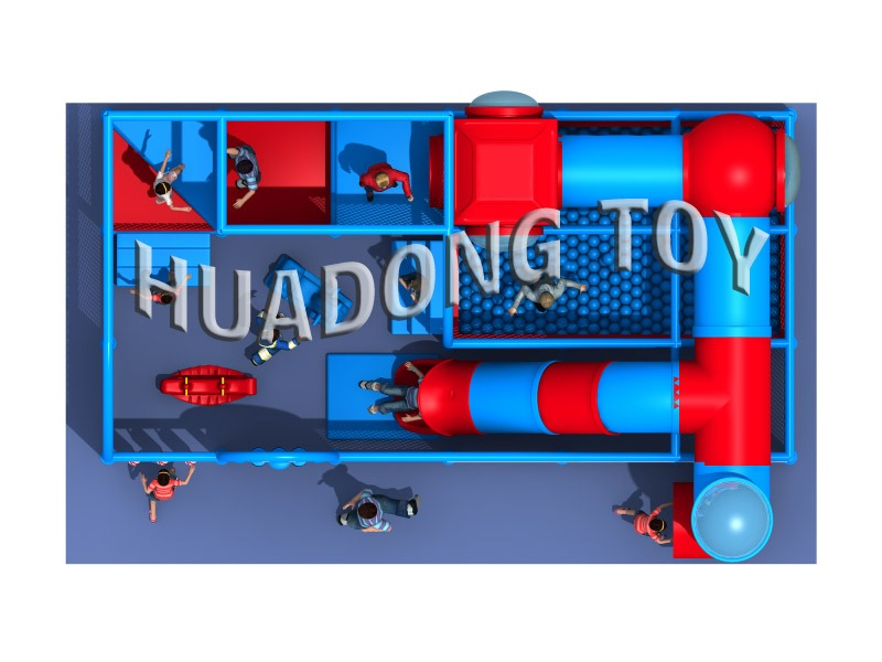Крытая игровая площадка Classic Naughty Fort HD15B-049A