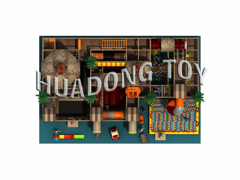 Крытая игровая площадка Ancient Tribe HD15B-005A