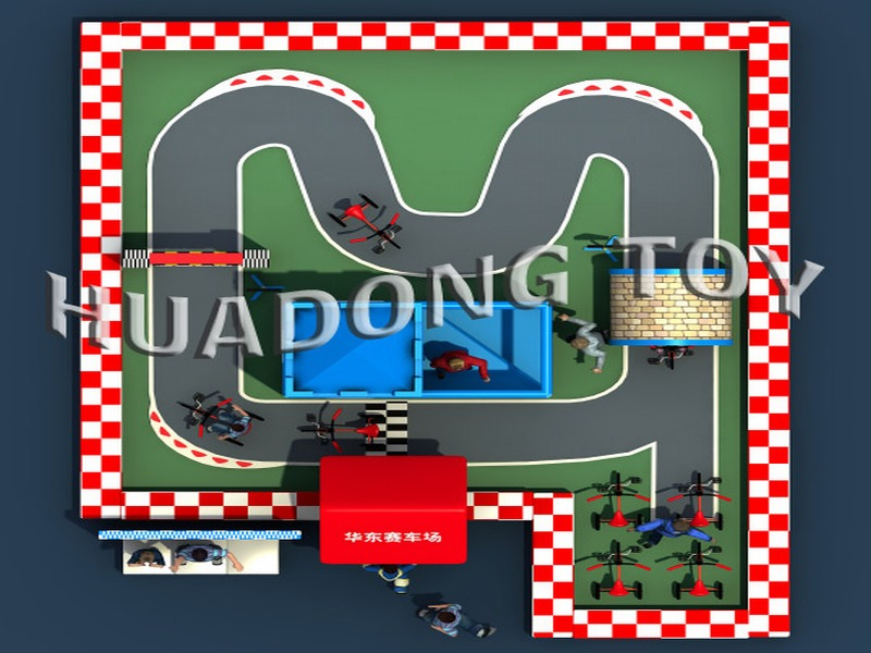 Крытая игровая площадка Classic Naughty Fort HD15B-046C