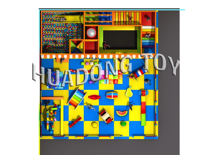 Крытая игровая площадка Classic Naughty Fort HD15B-059A